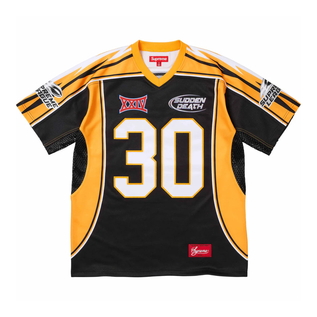 Supreme Sudden Death シャツ Sサイズ Supreme Sudden Death Football Jersey Black