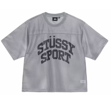 Stüssy Sport Jersey Argenté