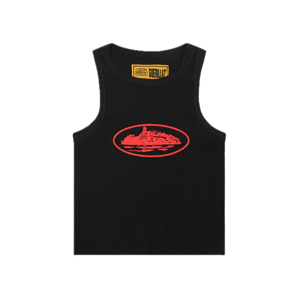 Corteiz Alcatraz Tank Top Black/Red
