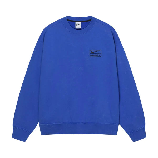 Stussy x Nike Fleece Crew Blue