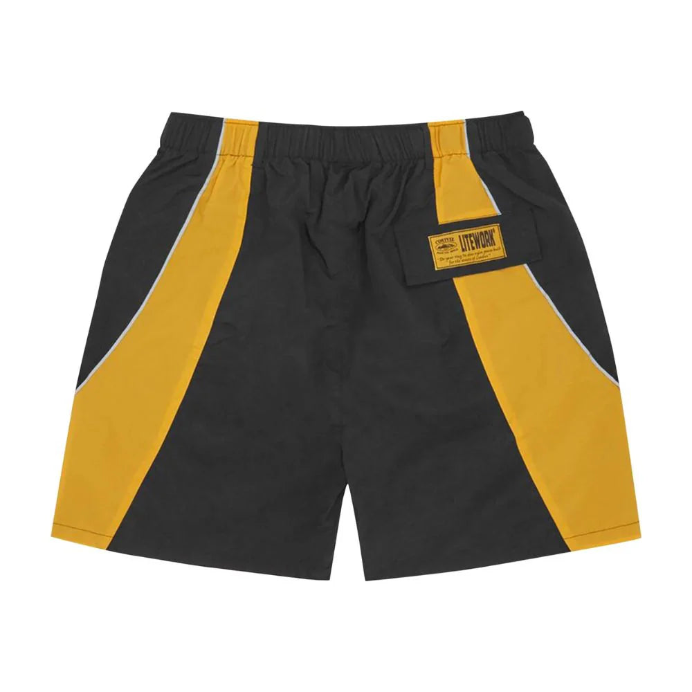 Corteiz Spring Shorts Black/Yellow