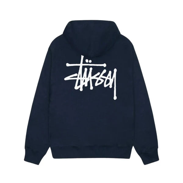 Stussy Basic Hoodie Navy